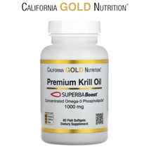 캘리포니아골드뉴트리션 프리미엄 크릴 오일 SUPERBABoost 1000mg 60소프트젤, 3. 60정 x 3개 (2+1 할인)
