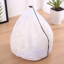 미라클 빨래망 세탁망 이불 원형 복주머니 만능, 10개(1묶음), 흰색 대형