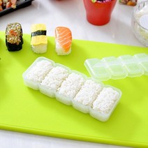 Ogfaour 사각 김밥 만들기 삼각 꼬마 무스비틀5 롤 스시 메이커 스시 금형 일본 초밥 스시 금형 xinquan5882