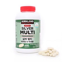 커클랜드시그니춰 실버멀티비타민＆미네랄1 465mg x 430정_CK2, 상세페이지 참조, 상세페이지 참조