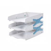 센터 문서 민원서류 보관대 3단 받침대 A4용지정리 고객센터 서류보관함 A4수납함 문서정리대 전단지 병원, 쿨그레이