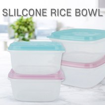 냉동밥보관용기 전자렌지해동 소형 실리콘밥팩H/N: TDHDEAL25 +H7, 향기나무 민트