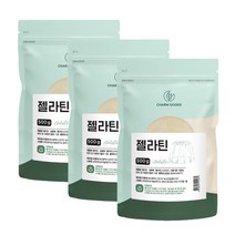 100% 젤라틴 분말 가루 파우더 SQF 인증, 3개, 500g