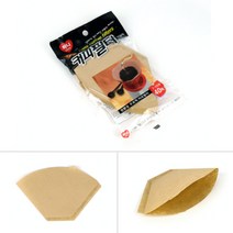 40매입 소형 커피 여과지 필터 드리퍼 원두커피 종이 드립필터 파우치 거름종이