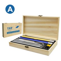 인서트 너트 번데기 툴 TASP 카바이드 커터 목공 공구 알루미늄 손잡이가 달린 선반 백조 목 6 개, 1.A