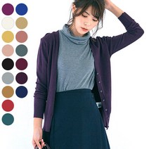 0 velys KURICA 보는 순간 설레는 가디건 V넥 베이직 니트 CSU1105