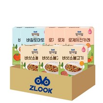 매일유업 맘마밀 안심소스 (총8개), 로제치킨+버섯소불+바질, 1세트