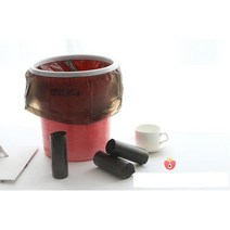 검정 비닐 봉지 봉투 배접 쓰레기통 화장실 분리수거비닐 음식물쓰레기봉투, 60cmX80cmㅡ15장들이 한롤