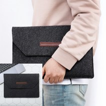 노트북 슬리브 파우치 35x24cm 블랙 태블릿파우치 노트북가방 노트북케이스 노트북파우치 귀여운노트북파우치 노