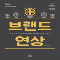 브랜드 연상 소비자는 브랜드를 보며 무엇을 떠올리는가 양장 2190 한울아카데미, 상품명