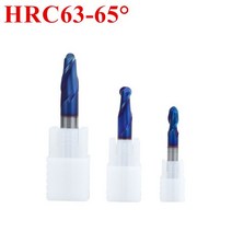 볼 노즈 엔드밀 HRC55 HRC45 카바이드 2 플루트 구형 나선형 밀링 커터 공구 CNC, HRC 63-65, R10x40xD20x100MM-2F