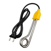 히터봉 돼지꼬리히터 물데우는기계 휴대용 600w1500w 전기 침수 보일러 스테인레스 스틸 난방 풀 탱크 1m, 07 EU-600W-1m