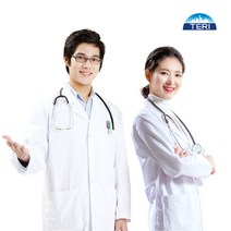 태리 고급형 사계절 가운 - 의사 약사 실험실 방문용 실습용, 남105, 1개