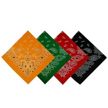 (C)영화) 빅사이즈 등산용 손수건(III), 큰체크-그레이