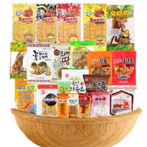 24종 군것질 종합 모음 주전부리 옛날과자 선물세트, 1개