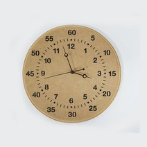 대문닷컴 DIY 반제품 교육용 MDF시계만들기, A.시계판(24cm)+기본무브+시계바늘+스텐실도안