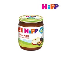 힙 과일 이유식 125g *6입 4종 중 택1(사과/사과자두/썬후르츠/자두), 힙 플럼애플 이유식