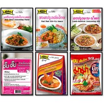 태국 소스 모음 팟카파오무쌉 팟타이 랍남톡 끈적국수(1팩) 양파후레이크 똠양소스 마마라면 태국라면, 똠양소스 1팩(100g x 12개)