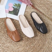 IM.3367 (3color) 슬림 스퀘어토 셔링 플랫 블로퍼(1cm)