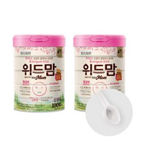 위드맘 제왕 리뉴얼 100일 2캔 + 20ml 스푼 2개 황금변 유산균 파스퇴르 아기분유, 6세트
