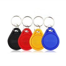 1000 개/몫 RFID 태그 키 Fob Keyfobs 체인 링 토큰 125Khz 근접 카드 칩 액세스 제어, 01 혼합 색상