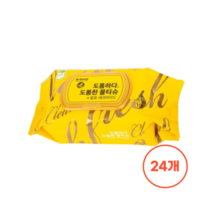노브랜드 도톰한 물티슈 100매 24입