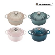 르크루제 북유럽컬렉션 시그니처 원형냄비 16cm (색상선택), 마린, 옵션선택