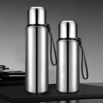 마호병 원터치 스텐 대용량 보온보냉병, 보온병 1000ml 1개, 1000ml
