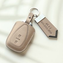 더 뉴 넥스트 스파크 말리부 이쿼녹스 키케이스 가죽 차키케이스, 브라운, 누키노블 C-01