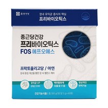 종근당 프리바이오틱스 프락토올리고당 FOS프락토올리고당 & 아연 60포, 3개