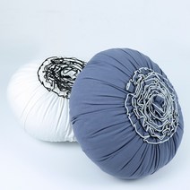 네이처데코 엣지프릴 펌킨쿠션 2color, 화이트