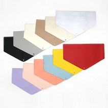 니뜨 [BIG] 인조가죽 빅 파우치 캡 재단원단뜨개실무료도안증정 가방부자재 뜨개부자재 파우치캡 캡파우치, 블랙