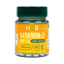 영국 홀랜드앤바렛 Holland & Barrett Vitamin D3 비타민D3 400IU 90정, 1팩