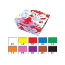 도너랜드 칼라천사점토 30g 10color 색상선택, 노랑