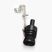 음향 기기 부품 1pc 범용 사운드 시뮬레이터 자동차 터보 사운드 휘슬 차량 수리 장치 배기관 터보 사운드 휘슬 자동차 터보 머플러, 블랙 XL