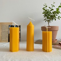 천연밀랍초 꿀초 비즈왁스캔들 기도초, 벌집(160g)