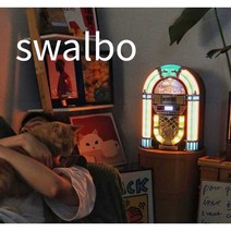 swalbo CD플레이어 감성 고음질 워크맨 주크박스, B
