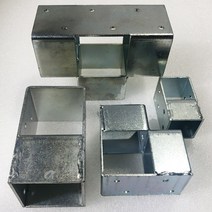 사각파이프조인트 25 30 40 50 75 100 각파이프 연결, v형120도, 50mm