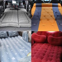(골져스) 자동차 SUV RV전용 에어매트 스포티지 카니발 쏘렌토 모하비 니로 셀토스 코나 뒷좌석 트렁크 어린이침대 캠핑침대 악세사리 차량 인테리어 차박 용품, 3 G_배색 스웨이드, G_B타입 스웨이드네이비