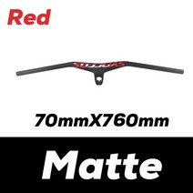syncros colorfull mtb 핸들 바 및 스템 산악 자전거 70mm 자전거 부품 용 28.6mm-17도 탄소 통합 핸들 바, 빨간색 70x760, 05 red 70x760