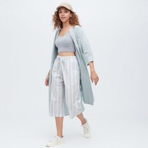 F 유니클로 여성면 RELACO 크로프드판트홈팬츠 파자마 458215 UNIQLO