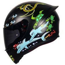 AGV K-1 WHITE ZOO MATT BLACK 풀페이스 헬멧 (아시안핏/기본 클리어 쉴드)