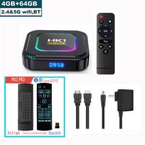 HK1 RBOX K8 비디오 디코딩 미디어 플레이어 셋톱 수신기 안드로이드 13 TV 박스 RK3528 64GB 5G 와이, 10 4GB 64GB MX3PRO_01 미국 플러그