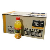 미닛메이드오렌지350ml 24pet(1박스), 24입, 350ml