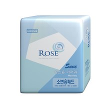 로즈 성인용 속기저귀 일자형 세이브 30매 패드, 1팩