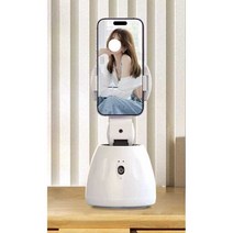 스마트폰 짐벌 얼굴인식 트래킹 추적 셀카 브리로그, (블랙 + 1.6m 바닥/휴대용 스탠드)