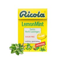 무설탕 스위스 허브캔디 리콜라 레몬민트, 40g, 40개