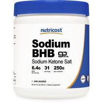 뉴트리코스트 나트륨 BHB 솔트 케톤 무맛, 250g, 1개