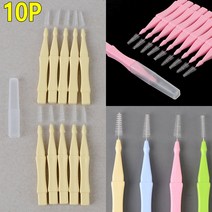 교정장치 이물질 제거 일자형 치간칫솔 10p 이쑤시개 충치예방 치아, SSS (0.7mm)