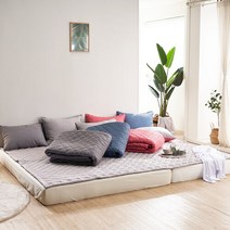 더베딩샵 [더베딩샵]알러지케어 기능성 패밀리 침대패드 이음선없는 광폭원단 고정밴드 항균 먼지없는 매트리스패드, 야리쿠팡1 본상품선택